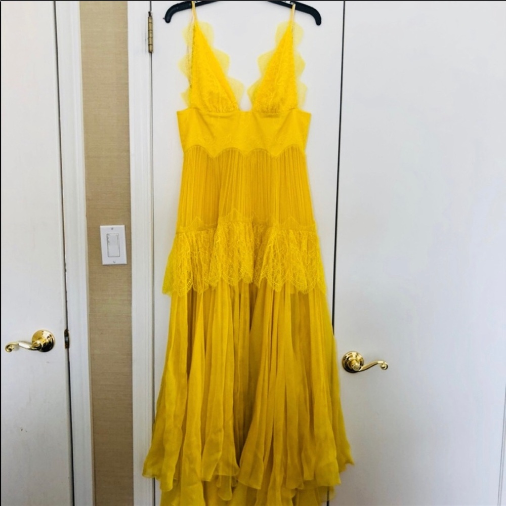 Maria Lucia hohan Susana v neck dress